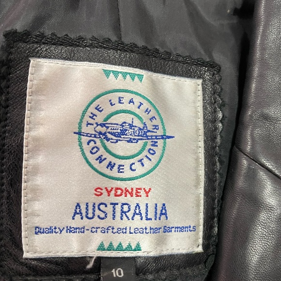 Genuine Leather Long Line Retro Jacket - Picture 3 of 3